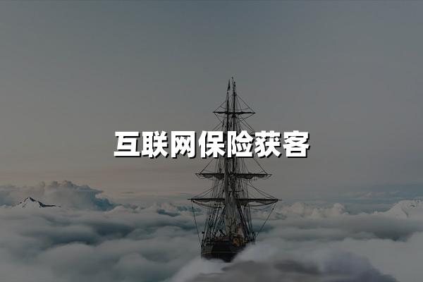 互联网保险获客