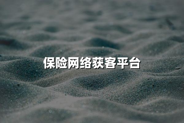 保险网络获客平台